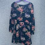 Whimsigoth Juniors Dress M Black Velvet Burnout Empire Floral Dark Romantic Boho Size undefined Photo 1