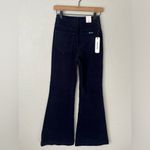 Rolla’s east coast flare wide leg corduroy pants navy blue 26 NEW Photo 7