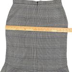 Houndstooth ruffle midi skirt Blue Size 12 Photo 3