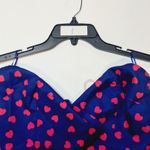 MORE TO COME Marcine Strapless Dress in Navy Small Red Photo 11
