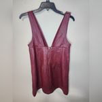 Urban Outfitters New NWT UO Limelight Faux Leather Shift Dress Photo 5