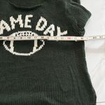 Wooden Ships  Dark Green Loose knit rolled collar Game Day Football sweater XS Photo 4