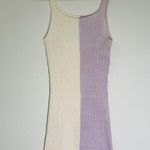 Emory park Purple and White Split Dress Photo 0