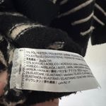 Mango Black and White Fuzzy High Neck Sweater Photo 5