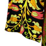 ZARA Mini Dress Womens XS Multicolor Open Back Paisley Floral 70s Psychedelic Photo 10