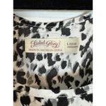 Faded Glory 🩵🩵 Women's Sleeveless Black/White Leopard Print Tank, Large 12/14🩵🩵 Photo 3