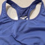 Victoria's Secret Victoria‎ Sport Racerback Sports Bra XS Blue Black Band Photo 1