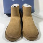 Universal Threads MAY SUEDE BOOT WOMEN W/FAUX FUR LINING MEMORY FOAM TAN SZ 9 Photo 1