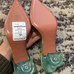 Amina Muaddi  Begum embellished PVC slingback pumps size 38 Photo 3