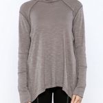 Free People FP We the Free Split Back Long Sleeve Sweater Turtleneck Oversize XS Photo 0