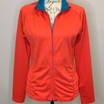 Slazenger full zip stretch athletic athleisure performance jacket S Photo 0