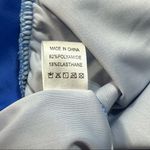 None Chevron Blouson Tankini Set Adjustable Spaghetti Straps Tie-Side Bottoms Photo 8