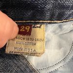 7 For All Mankind boot cut distressed bejeweled denim jeans Excellent Like New! Photo 5