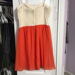 City Triangles Strapless Sweetheart Lace Mini Dress with Belt Photo 3