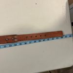 Brown Genuine Bonded Leather Wrap Round Silver Loop Stud Belt Size XL Photo 7