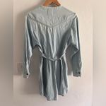 Revolve Noam Sandrine Dress in Chambray Blue‎ Sz XS Photo 5