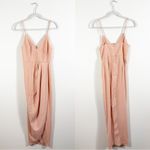 Shona joy  Core Cocktail Tulip Hem Dress Light Pink Coral Size 2 Photo 2