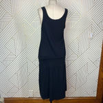 James Perse Dropped Waist Blouson Tank Dress Black Size 4 / XL Photo 5