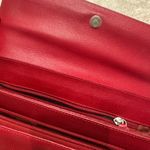 Via Borgospesso Milano Structured Leather Tote‎ in Crimson Red Photo 3