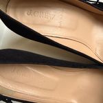 J.Crew  made in Italy beautiful black suede ankle tie heels Photo 4