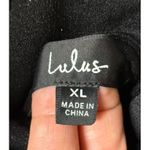 Lulus  Sparkling Attraction‎ Black Maxi Dress XL Glitter Formal Leg Slit Long Photo 6