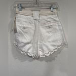 Farm Rio NWT  Ruchelieu Embroidered Scalloped Linen Shorts Size XS Photo 5