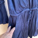 Young Fabulous and Broke navy blue bell-sleeve romper playsuit size XS extra small Photo 7