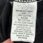 Drew  black lagenlook grey black long sleeve T-shirt flannel sleeves size large Photo 11