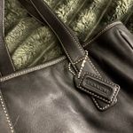 Coach Leather Tote Bag Black Photo 1