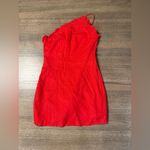 superdown Vibrant Red Elizabeth One-Shoulder Dress- Size Small- NWT Photo 2
