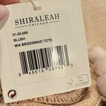 SHIRALEAH CHICAGO MIA BLUSH BRIDESMAID BRIDAL POMPOM TOTE White Photo 2