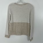 Beyond Yoga Cross Paths Pullover in Oatmeal Heather Size Small Photo 4