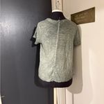 Anthropologie π Maeve Green V-Neck Tee Shirt Photo 2