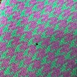 Pendleton Vintage Teal & Purple Houndstooth Wool Blazer Photo 4