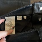 Alice + Olivia  Leather Jeans Photo 4