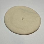 Betmar New York Beret Hat Womens One Size 100% Wool Felt Cream Beanie Vintage Photo 1