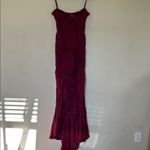 House Of CB  'Gabbi' Wine Front‎ Ruffle Maxi Dres NWOT size XL Photo 11