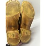 Mariella Made in Italy Boho Sandal neutral Tan Scalloped Edges Size 8 Photo 9