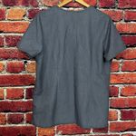 FIGS Gray  scrub top Photo 2