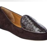 Tory Burch Women's Benton Apron Toe Loafers Flats Brown Shoes Size 8 Photo 2