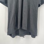 Lululemon Top Shirt Side Tie V-Neck T-Shirt Heathered Black Photo 6