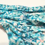 Shade & Shore  Cheeky Bikini Bottom Ruched Blue White Tie Dye NWOT XS Photo 6