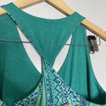 Kuhl  Dress Medium Karisma Reversible Twist Back Tank Dress Turquoise Geometric Photo 2