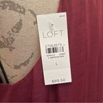 Loft  Halter Sleeveless Ruffle Hem Waist tie dress Knee Length Sz Large Photo 5