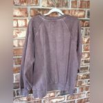 Maurice's  Mauve Sweatshirt with rhinestone Studded Sleeves Photo 3