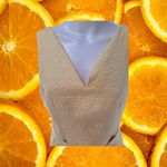 Chetta B  Yellow V Neck Sleeveless Mini Dress Size‎ 12 Photo 3