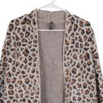 Alya Soft Cheetah Cardigan Duster Sweater Small Photo 1