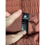 90 Degree By Reflex Athletic Shorts Size L Rust Orange Drawstring Waist Pockets Size L Photo 1