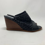 Matt Bernson Pia Woven Leather Wedges in‎ Black Size 8 Photo 3