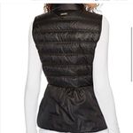 Lilly Pulitzer Elana Puffer Down Vest Black Medium Women's Quilted Zip Up EUC Photo 1